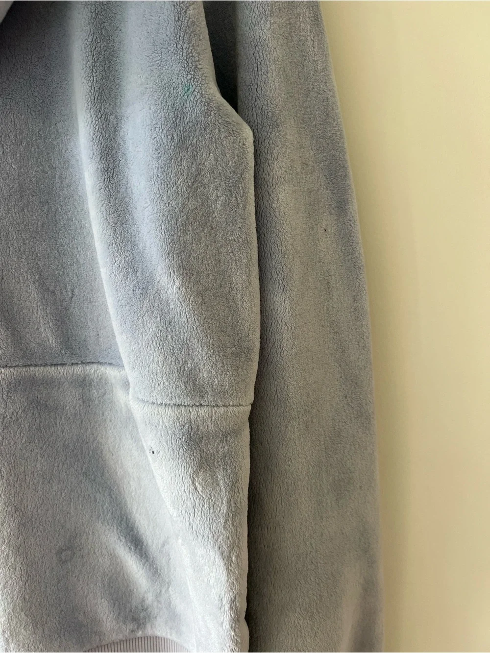 Athleta Plush Hooded Pullover Sweater  Blue Size L 12